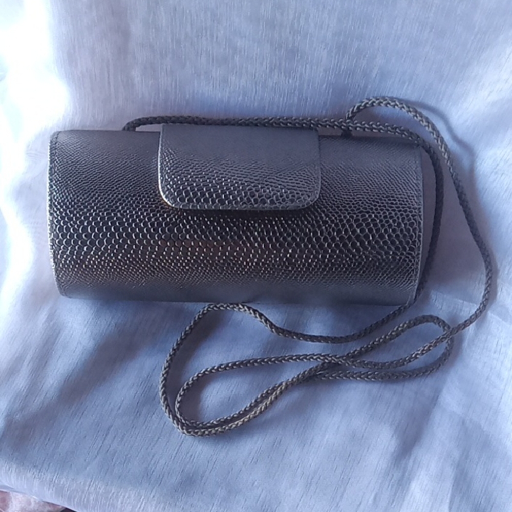 Elegant Silver Clutch Bag